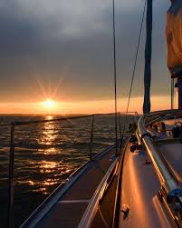 Atardecer en yate