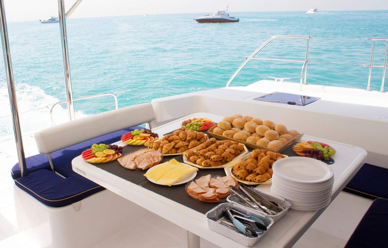 Cena gourmet a bordo